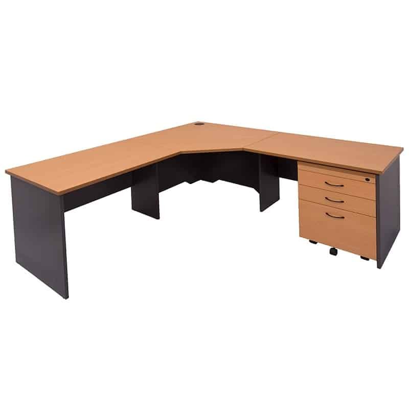 FUNCTION MOBILE DRAWER DRAWER UNIT, BEECH AND IRONSTONE - Image 4