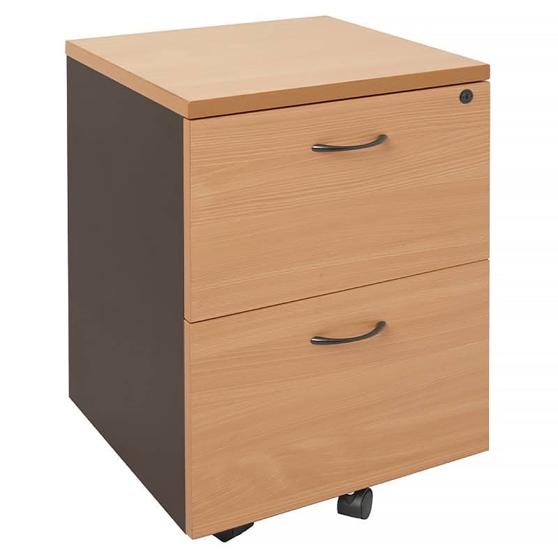 FUNCTION MOBILE DRAWER DRAWER UNIT, BEECH AND IRONSTONE - Image 3