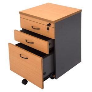 FUNCTION MOBILE DRAWER DRAWER UNIT, BEECH AND IRONSTONE