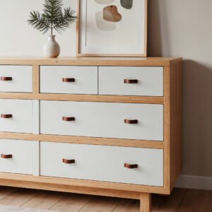 wooden mobile drawer unit