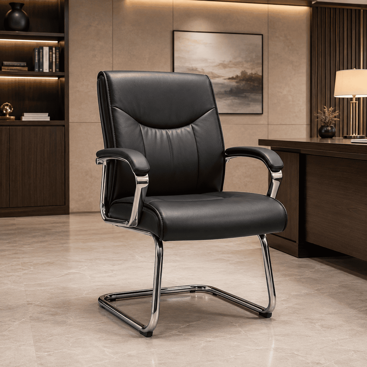 Leather MD Visitor Chair