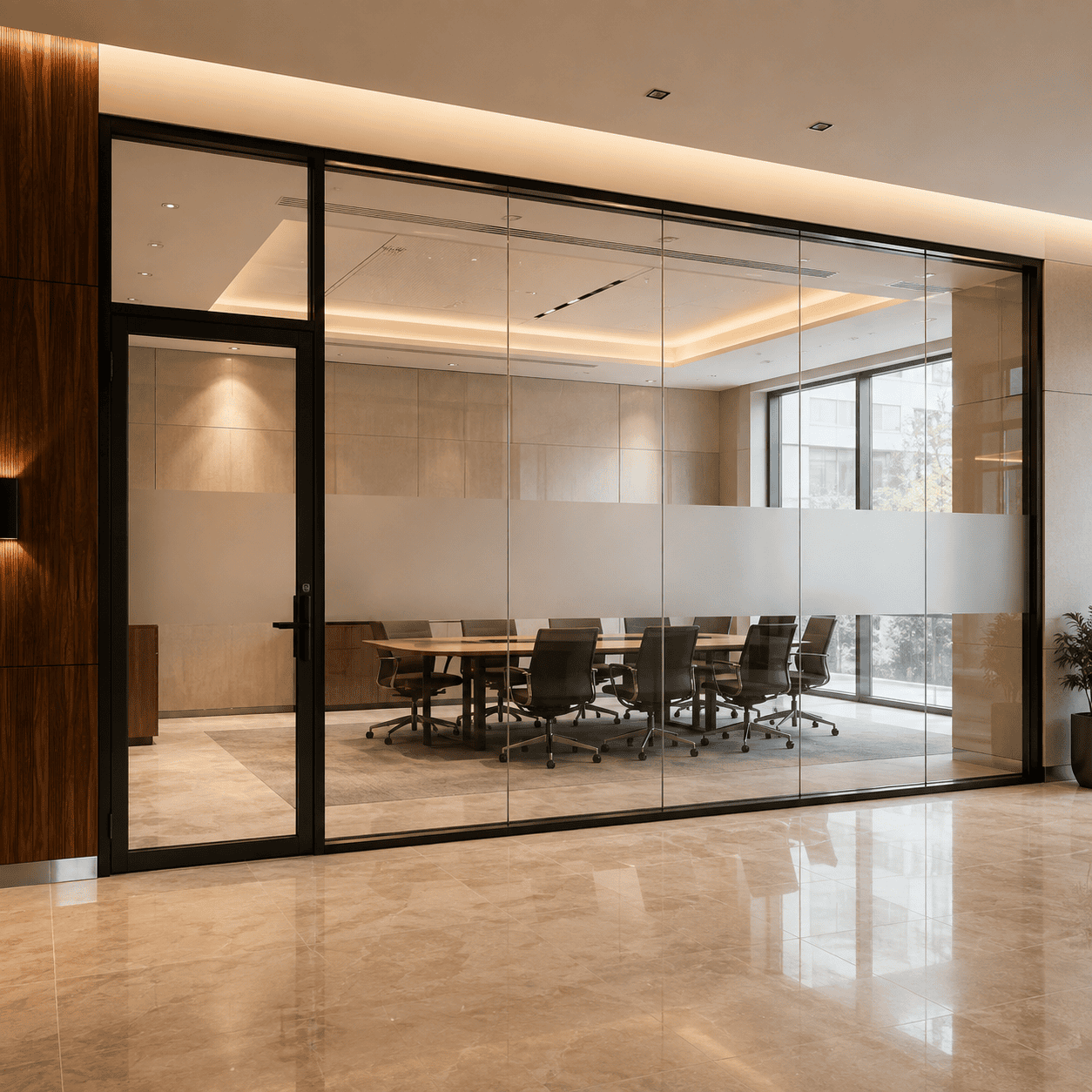 Meeting Room Glass Partition